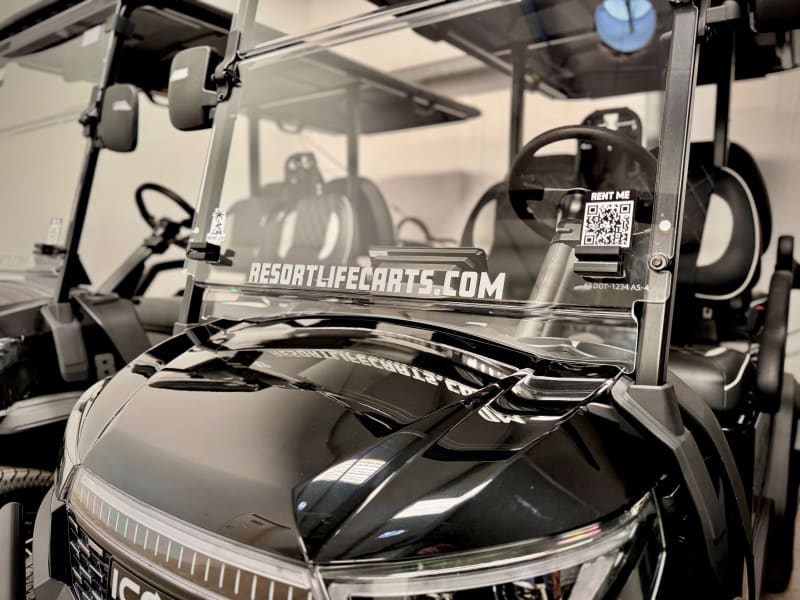 2026 Street Legal ICON I40X- 4 Passenger Black Cart Service rental - image 2 of 5