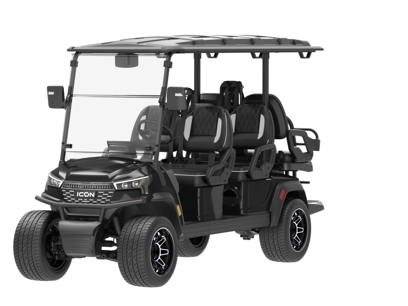 Icon 2026 I60LX LIFTED-6 Passenger - 5 kW Black Cart Service rental - image 1 of 1