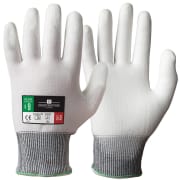 Gloves, Cut Resistant, Typhoon Protector, white