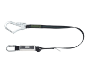 MSA Energy-absorbing lanyard, 1.5m, Webbing, single leg