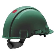 3M Safety Helmet Peltor G3000 c/w ratchet adjustment, Green