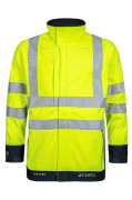 ARC softshell jacket, yellow/blue