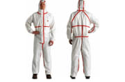 3M Disposable Coverall 4565 CVRAL WHT+RD TYP 4/5/6