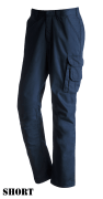 Trouser RW NFR Poly/Cotton 200gr, Short, Black
