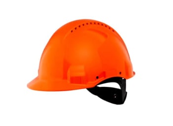 3M Safety Helmet Peltor G3000 c/w ratchet adjustment, Orange