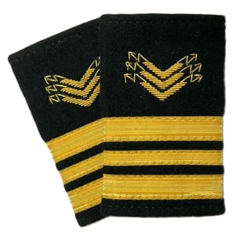 Distinctions 2.5 stripes Gold Chief Electrician (Sea)