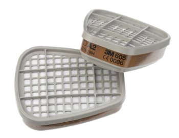 3M Filter Against Organic Vapours, A2, Pair
