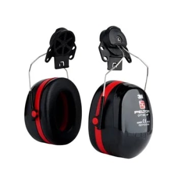 3M Ear Defenders Peltor Optime III Helmet Mounted SNR3