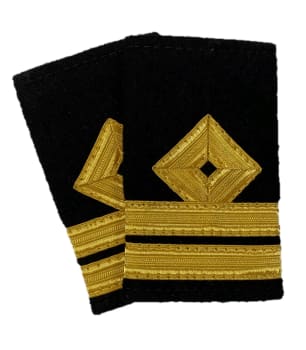 Distinctions 2 Stripes Gold 1. Coxswain (Sea)