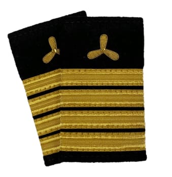 Distinctions 4 Stripes Gold Machine Chief (Sea)