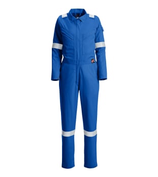 Coverall Daletec RW Ladies FR 350gm Royal Blue(54)