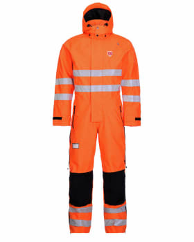 Coverall w/Hood, 5/5/2, Hi-Viz