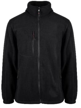 Fleece jacket, black