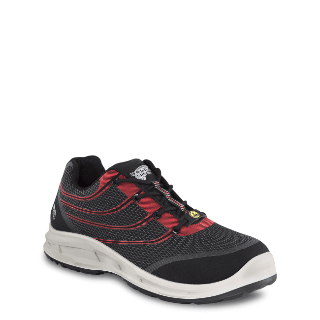 Safety Boot RW Shieldlite Trainer, Black&Red