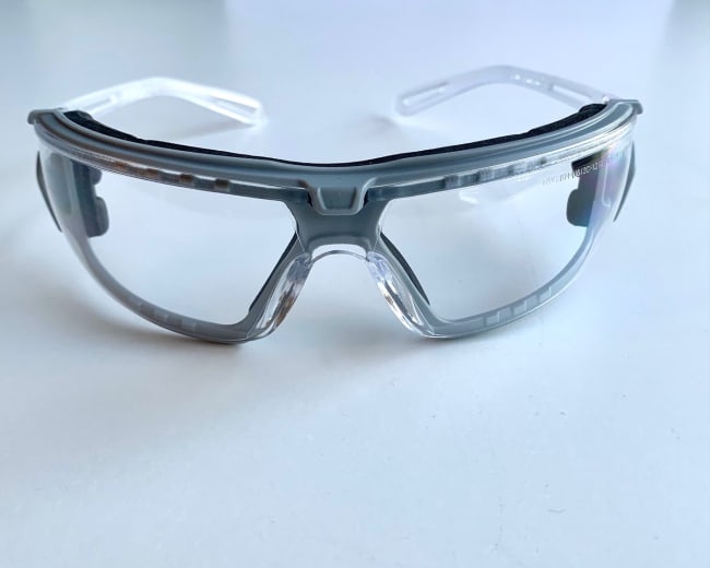 Safety Specs RW, Light weight, Clear, NKAF with FOAM