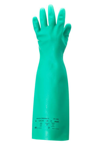 Gloves Ansell Solvex Unflocked Sandpatch Green