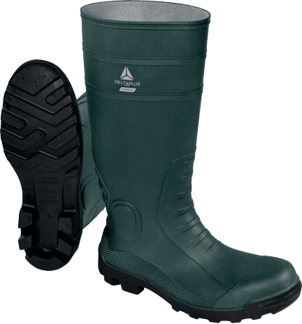 PVC SAFETY BOOT - S5 SRA, Green-Black