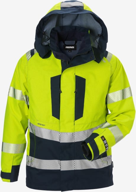 Waterproof, windproof and breathable Multinorm inherent protection Extra high electric arc protection ELIM 40 cal, APC 2
