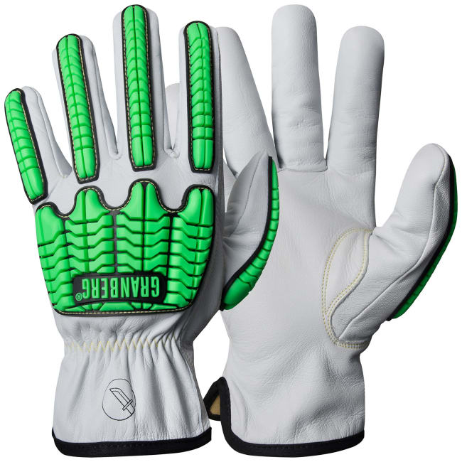 Gloves, Impact & cut resistant, lined with Kevlar