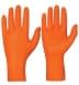 Gloves Nitrile powder free 27 cm length Orange