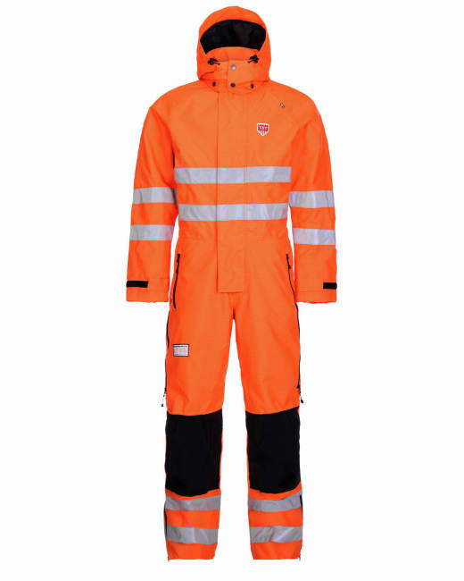 Coverall w/Hood, 5/5/2, Hi-Viz