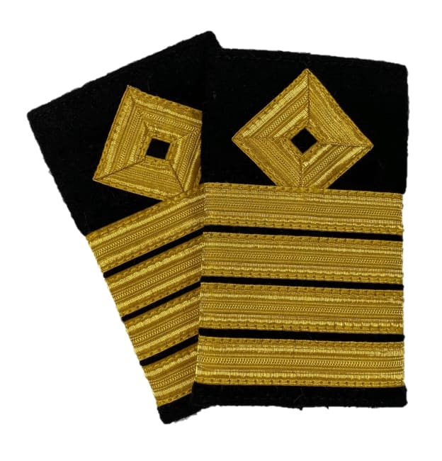 Distinctions 4 stripes Gold Captain (Sea)