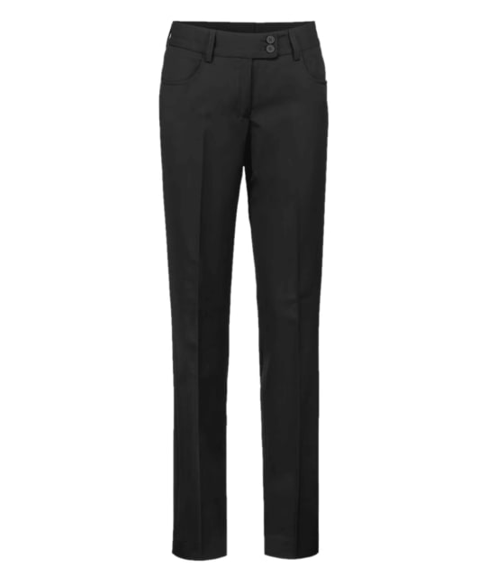 Women`s uniform trousers black, regular 79 cm