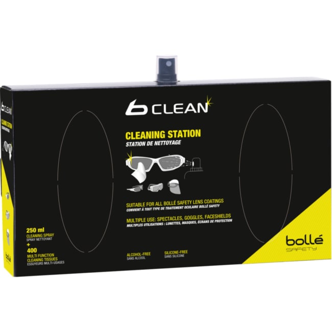 Cleaning Station Bolle 400 tissues - 250ml anti-static