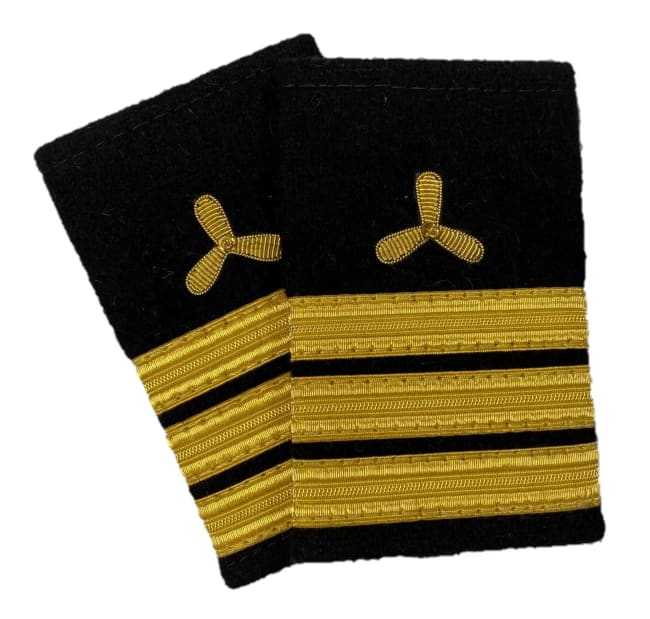Distinctions 3 Stripes Gold 1. Machinist (Sea)
