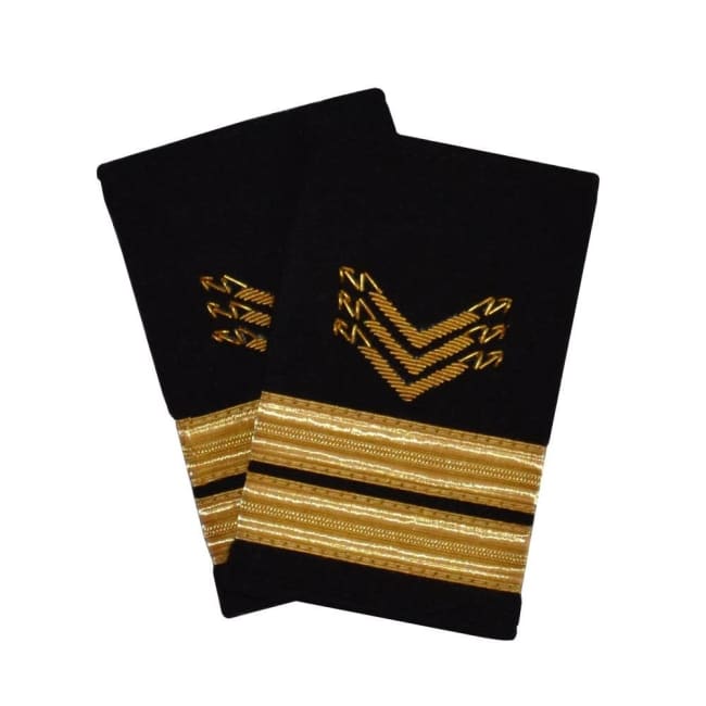 Distinctions 2 stripes Gold Electrician (Sea)