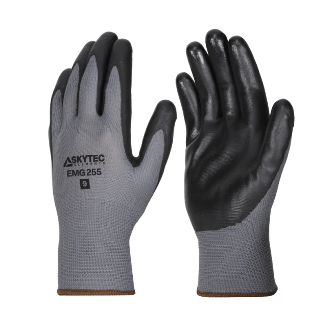 Gloves Skytec EMG255 Polyester Nitrile Foam Glove
