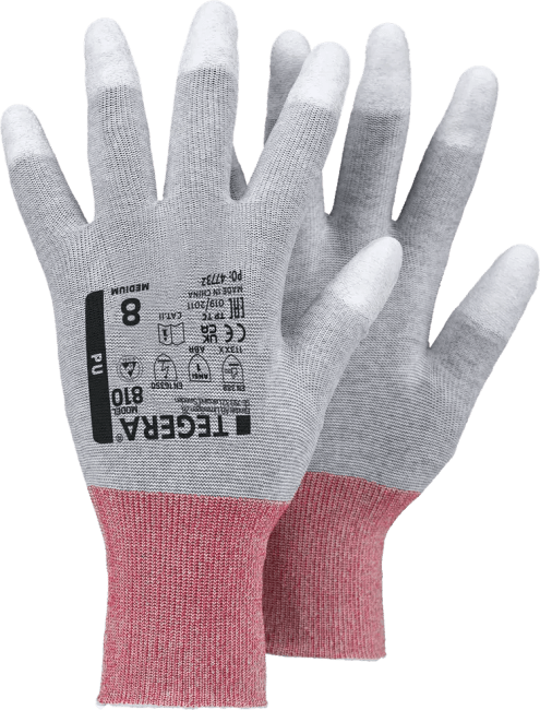 Gloves ESD Tegera 810 15 gg. PU dipped