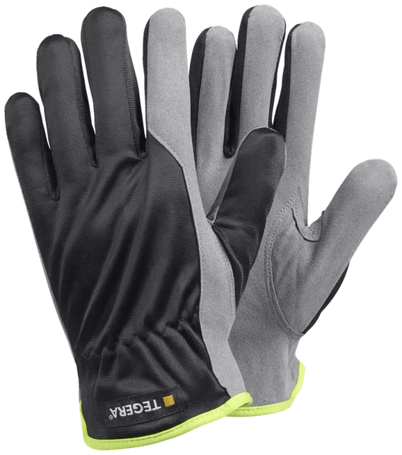Glove synt.leath.Polyester back, w/incr.breathability