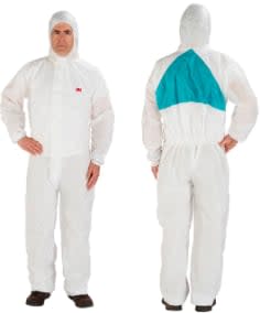 3M  Dust Coverall 4520 TYPE 5/6, White
