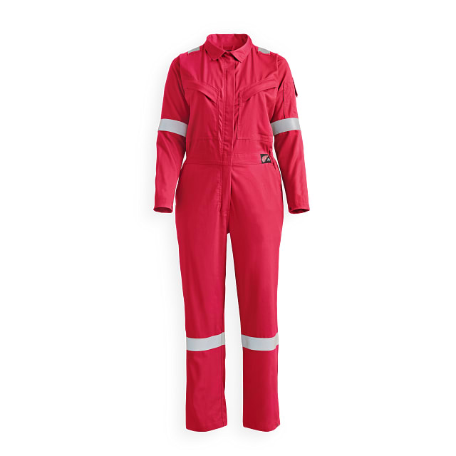 Coverall Daletec RW Ladies FR 350gm RED(55)