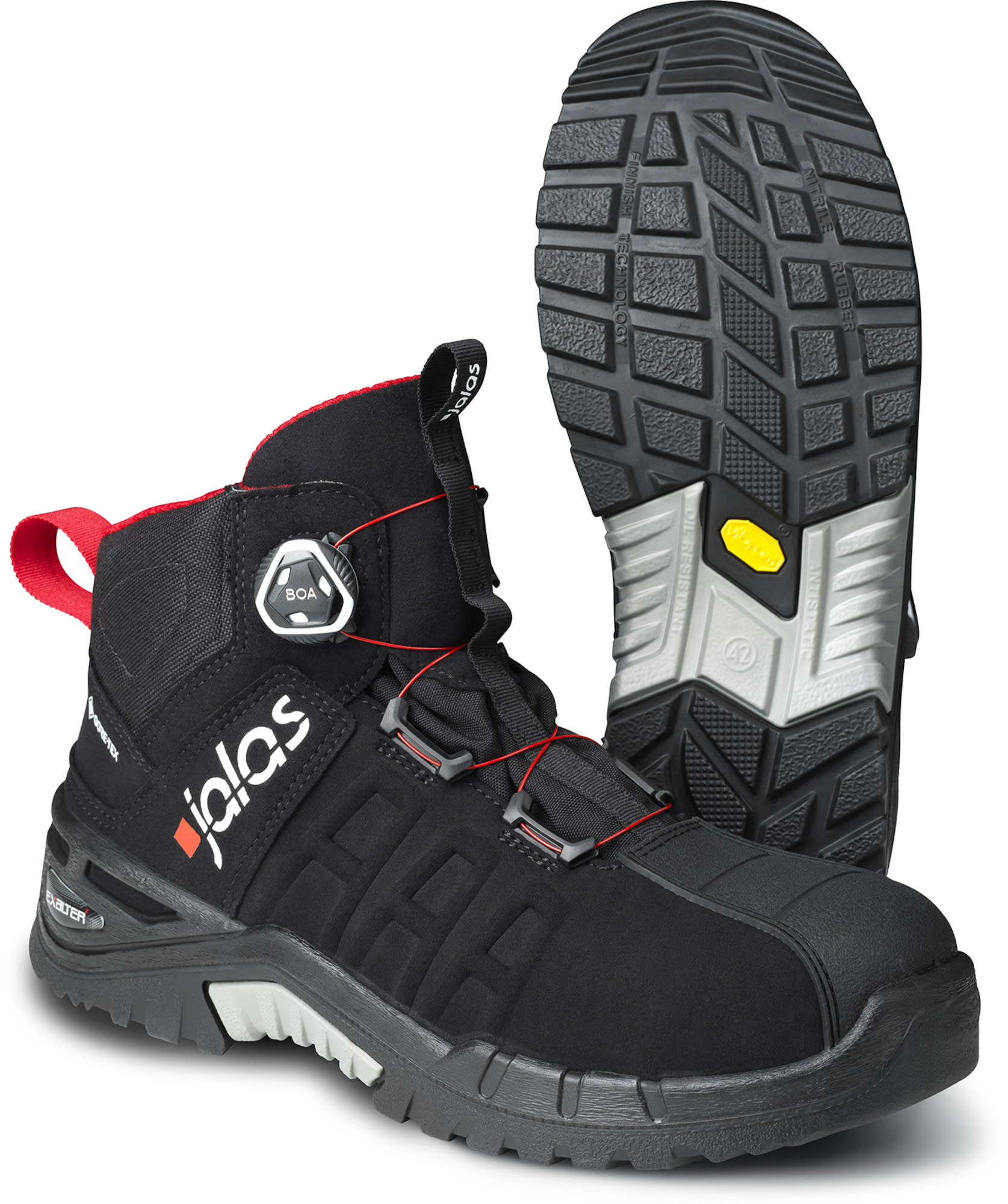 Safety Shoe, JALAS Exalter 9988 GTX, Boa Red Wing