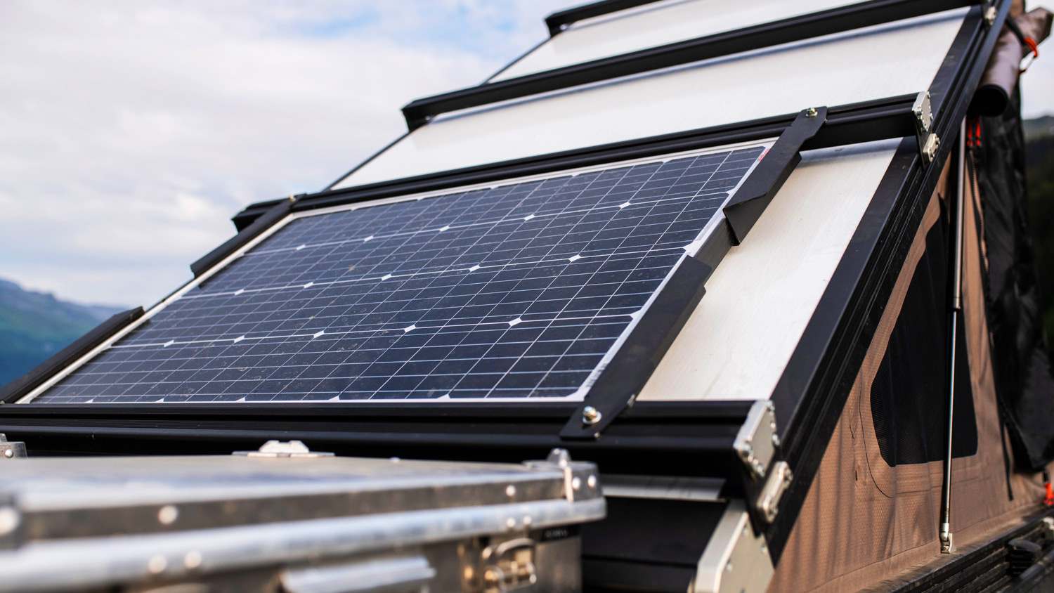 solar panels and blankets