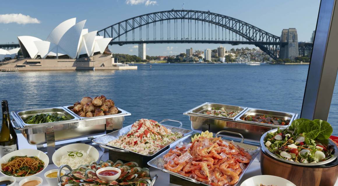 sydney harbour dinner cruise menu