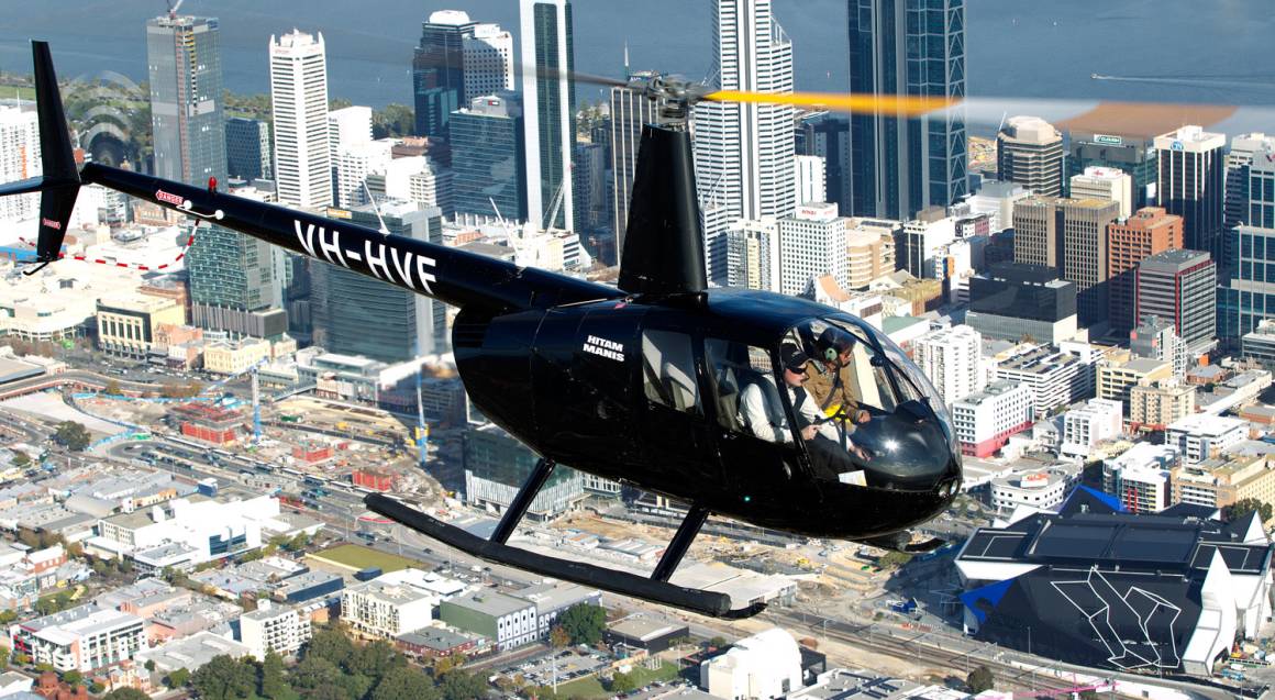 Private Helicopter Flight Over Perth 20 Minutes For 2