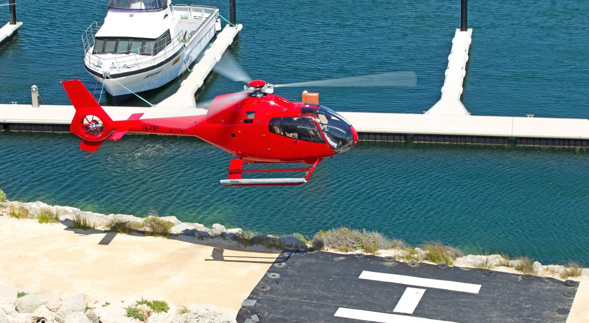 Private Helicopter Flight Over Perth 20 Minutes For 2