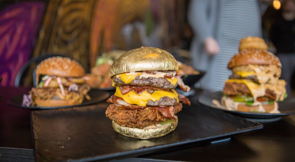 24K Gold Burger and Ferrero Rocher Shake For 2