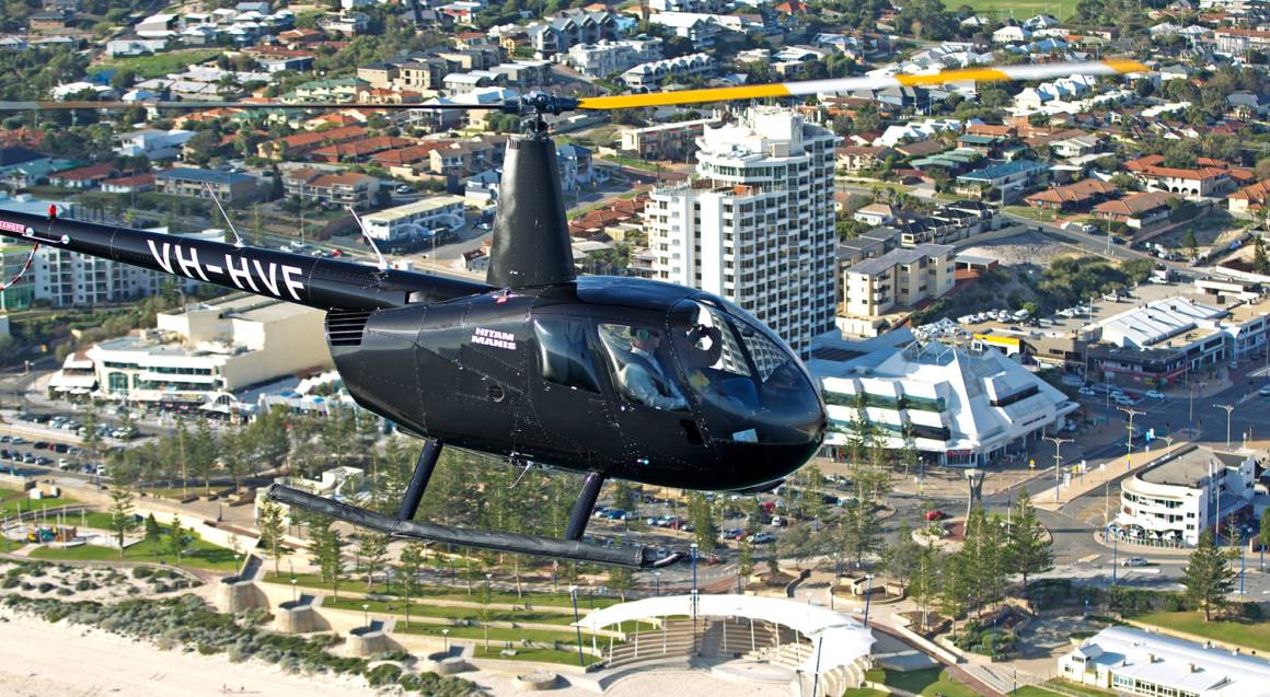 Private Helicopter Flight Over Perth 20 Minutes For 2