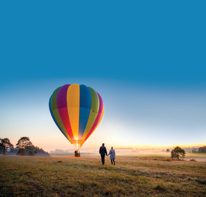 hot air ballooning hunter valley