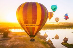 hot air ballooning hunter valley