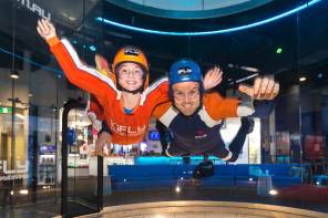 Indoor skydiving