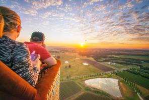 hot air ballooning hunter valley