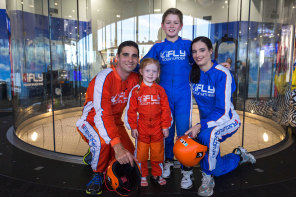 Indoor skydiving