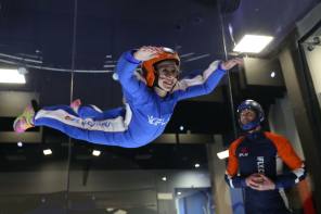 Indoor skydiving