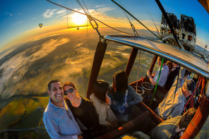 hot air ballooning hunter valley