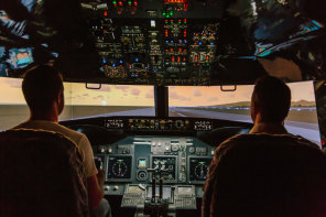 Jet flight simulator experience